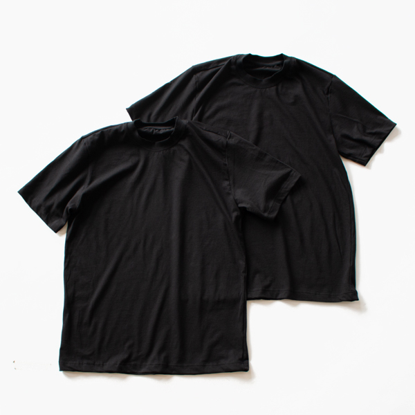 メンズTシャツ2PC(BLACK)