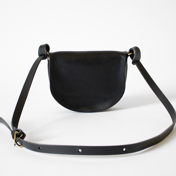 SMALL LEATHER BAG(BLACK)