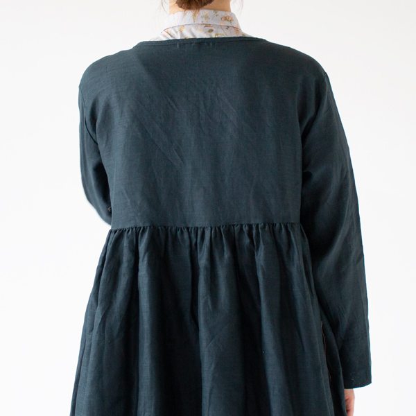 背中のギャザー(NAVY)