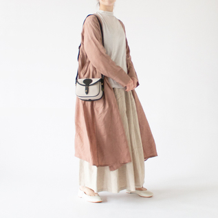 Light Linen×Botanical Dye カシュクールワンピース／Vlas Blomme