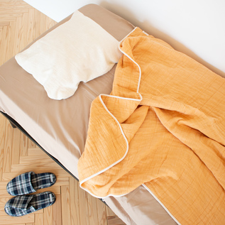 ガーゼブランケット シングル／BLANKED（ブランケッド）｜愛着を