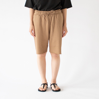フレンチテリーショートパンツ TabaccoーM(身長163cm) フレンチテリーショートパンツ TabaccoーM(身長163cm)