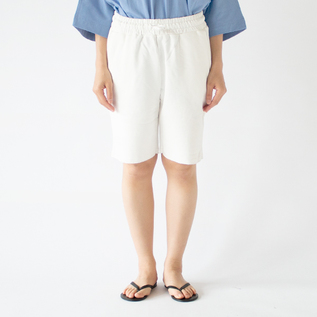 フレンチテリーショートパンツ Bianco PannaーXS(身長163cm) フレンチテリーショートパンツ Bianco PannaーXS(身長163cm)
