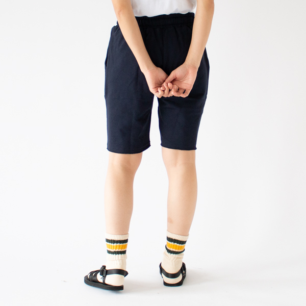 フレンチテリーショートパンツ NavyーXS（身長163cm）