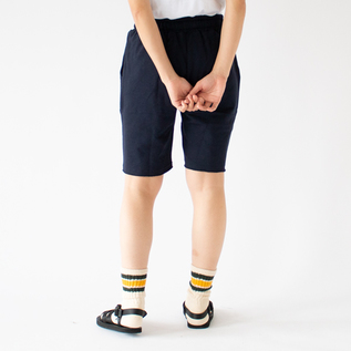 フレンチテリーショートパンツ NavyーXS(身長163cm) フレンチテリーショートパンツ NavyーXS(身長163cm)