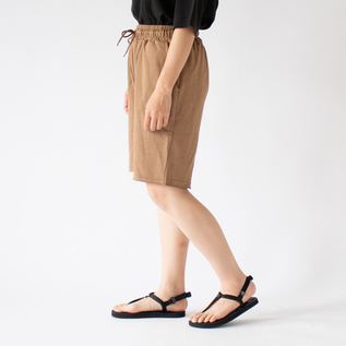 フレンチテリーショートパンツ TabaccoーS(身長163cm) フレンチテリーショートパンツ TabaccoーS(身長163cm)