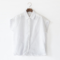 リネンフレンチスリーブシャツ