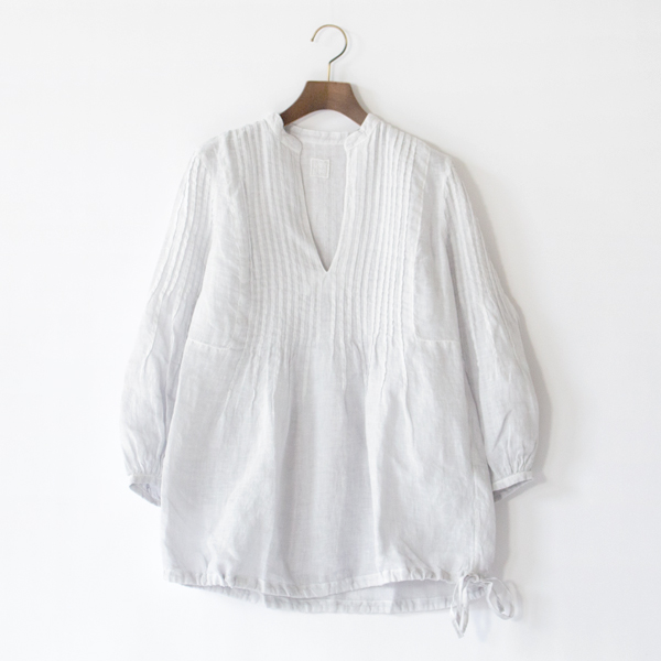 リネンタックプリーツシャツ リネンタックプリーツシャツ