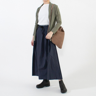 夏の外出でもさらりと着られます(KHAKI・身長162cm) 夏の外出でもさらりと着られます(KHAKI・身長162cm)