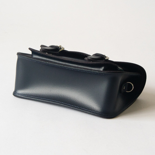 【良品】Zatchels レザー トートバッグ ネイビー(ザッチェルズ サッチェルバッグ 16/Navy／Zatchels（ザッチェルズ）｜愛着を