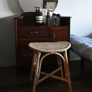 別注】籐編みスツール／ツルヤ商店｜愛着を持ってずっと使いたい