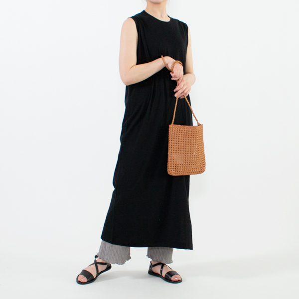 GOAT MESH ミニショルダーバッグ（CAMEL）