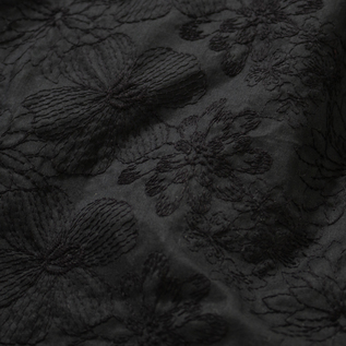 柄は刺繍されています(BLACK×BLACK) 柄は刺繍されています(BLACK×BLACK)