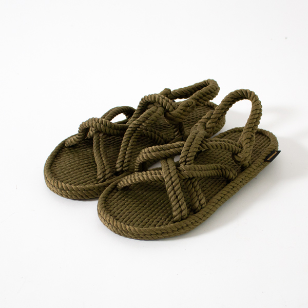 VEGAN ROPE SANDALS BODRUM(Khaki)