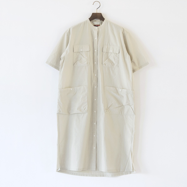 L.BEG WLコットンナイロン リップストップ キャンプシャツドレス L.BEG WLコットンナイロン リップストップ キャンプシャツドレス