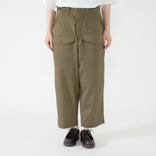 コットンサテン アーミーパンツ／HAVERSACK（ハバーサック