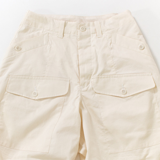 前側のパッチ&フラップポケット(IVORY) 前側のパッチ&フラップポケット(IVORY)