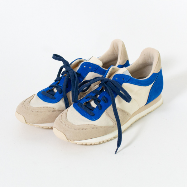 スニーカー MARATHON CLASSIC BEIGE-BLUE