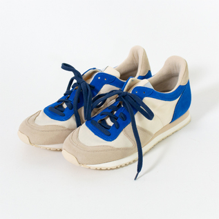 スニーカー MARATHON CLASSIC BEIGE-BLUE スニーカー MARATHON CLASSIC BEIGE-BLUE