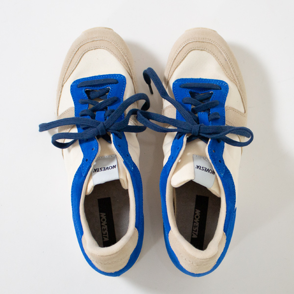 スニーカー MARATHON CLASSIC BEIGE-BLUE