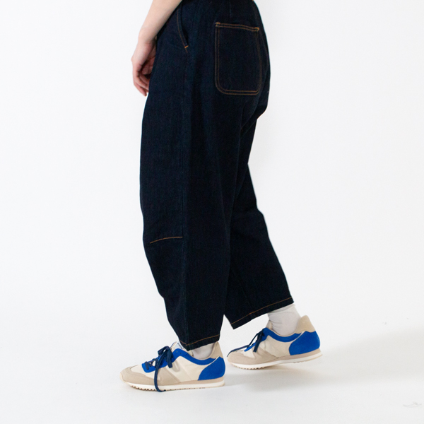 スニーカー MARATHON CLASSIC BEIGE-BLUE