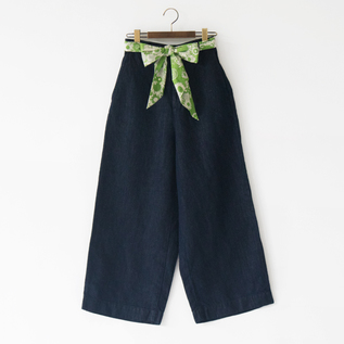 LIBERTY ワイドデニムパンツ