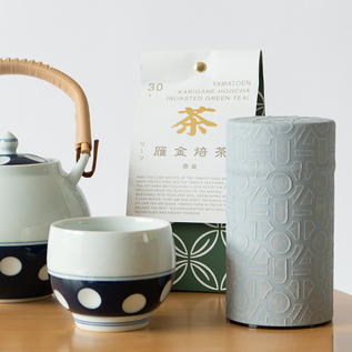 茶缶・冬(中)雁金焙茶(リーフ) 茶缶・冬(中)雁金焙茶(リーフ)