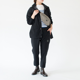 セットアップでの着こなしもおすすめ(身長162cm、BLACK-M) セットアップでの着こなしもおすすめ(身長162cm、BLACK-M)