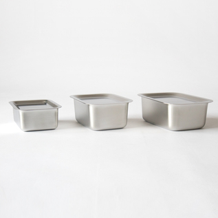FLAT EDGE DEEP SQUARE BUD TRAY SET
