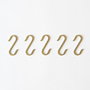 BRASS S HOOK NO2