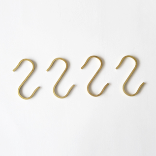 真鍮 S字フック HOOK No.2