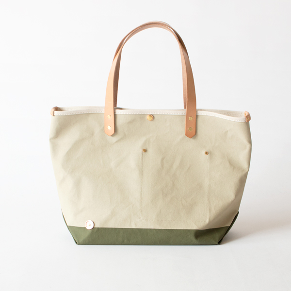 【受発注】トートバッグ(M) PINE 9号 SCCP002 ZUTTO別注色(CELADON x GREISH GREEN) 【受発注】トートバッグ(M) PINE 9号 SCCP002 ZUTTO別注色(CELADON x GREISH GREEN)