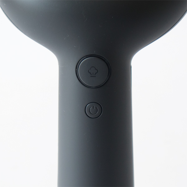 上が蒸気のボタン、下が電源