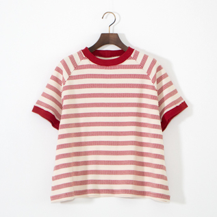 フレンチアンティークボーダー ラグランTシャツ