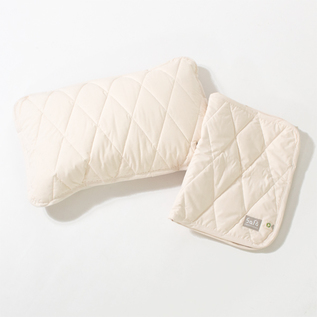 ORGAINC COTTON QUILTED PILLOW COVER