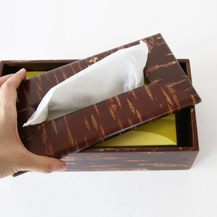 素箱 ティッシュケース／藤木伝四郎商店｜愛着を持ってずっと使いたい