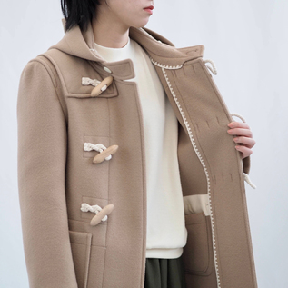 受発注】ハマグリコートBEIGE（ダッフルコート）※11月上旬発送予定