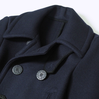 受発注】ブランケットコート NAVY（ピーコート）※11月上旬発送予定