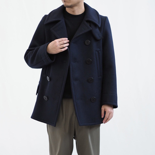 受発注】ブランケットコート NAVY（ピーコート）※11月上旬発送予定