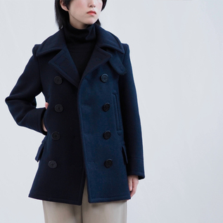 York land 青色 ピーコート Questioning（クエスチョニング） pコート