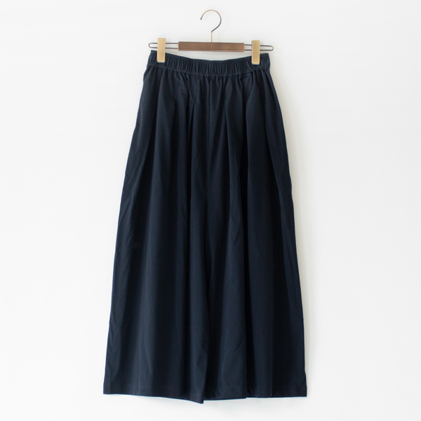 ライクアウーヴン ワイドキュロットパンツ(NAVY)