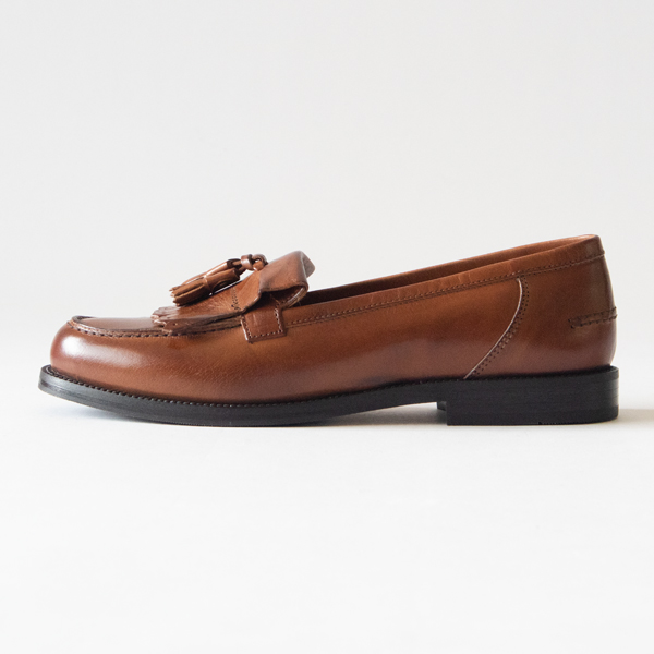 タッセルローファー　Brown
