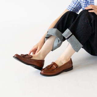 Tassel loafers Brown／DIEGO BELLINI / Shop ZUTTO for the long