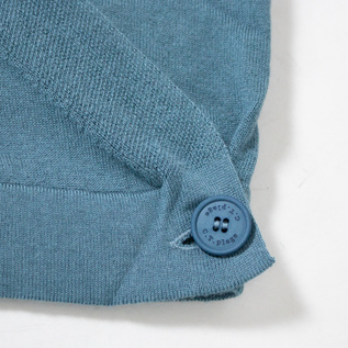 裾のボタンを外すことで羽織としても着用いただけます(MID BLUE) 裾のボタンを外すことで羽織としても着用いただけます(MID BLUE)
