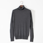 SILK CASHMERE HIGH NECK SWEATER
