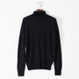 SILK CASHMERE HIGH NECK SWEATER