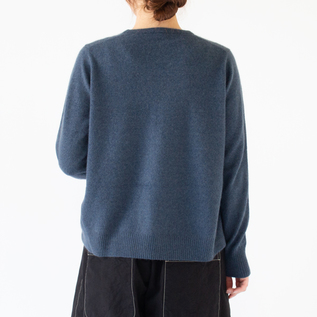 カシミヤラクーン クルーネックニットプルオーバー／C.T.plage（シー