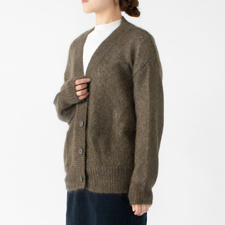 未使用♥C.T. PLAGE ／モヘアフーデッドショート丈ニット／ライトベージュ 未使用♥C.T. PLAGE ／モヘアフーデッドショート丈ニット／ライト