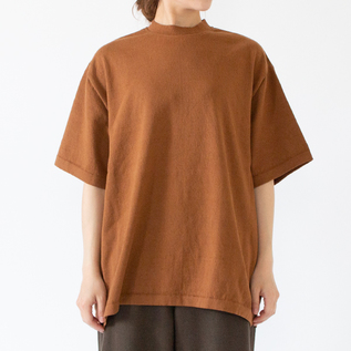 LIGHT WAVE COTTON 半袖ニットプルオーバー 別注CINNAMON／YONETOMI