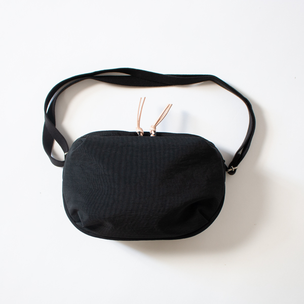 FUKUI SIWAナイロンボディバッグ S(BLACK)